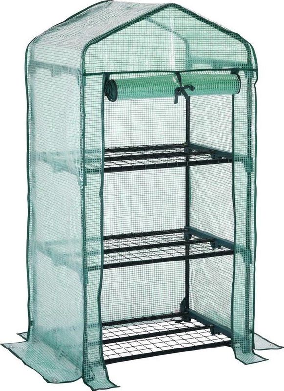 Gardebruk - Foliekas - 0,38 m³ - 126x49x69cm - Kunststof