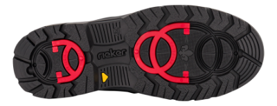 Rieker TEX Flip-Grip Vinterstøvle Sort F5463-00