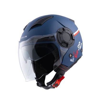 Casque cross Pull-in GRAPHIC COCO & RICO 2023 - Bleu