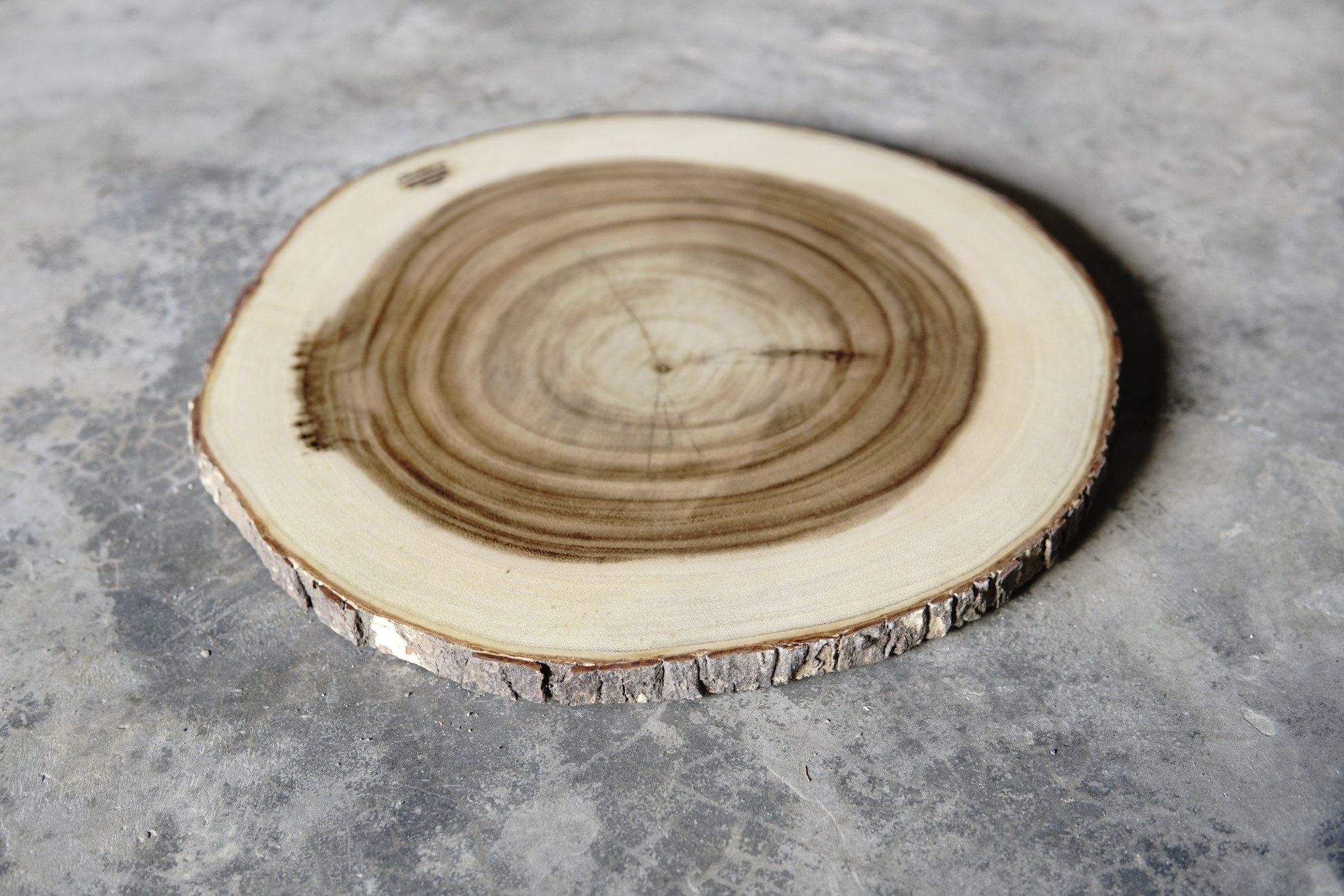 Tischset 'Baumstamm', natur, Ø 37-39 cm, H 2 cm zu 32,00