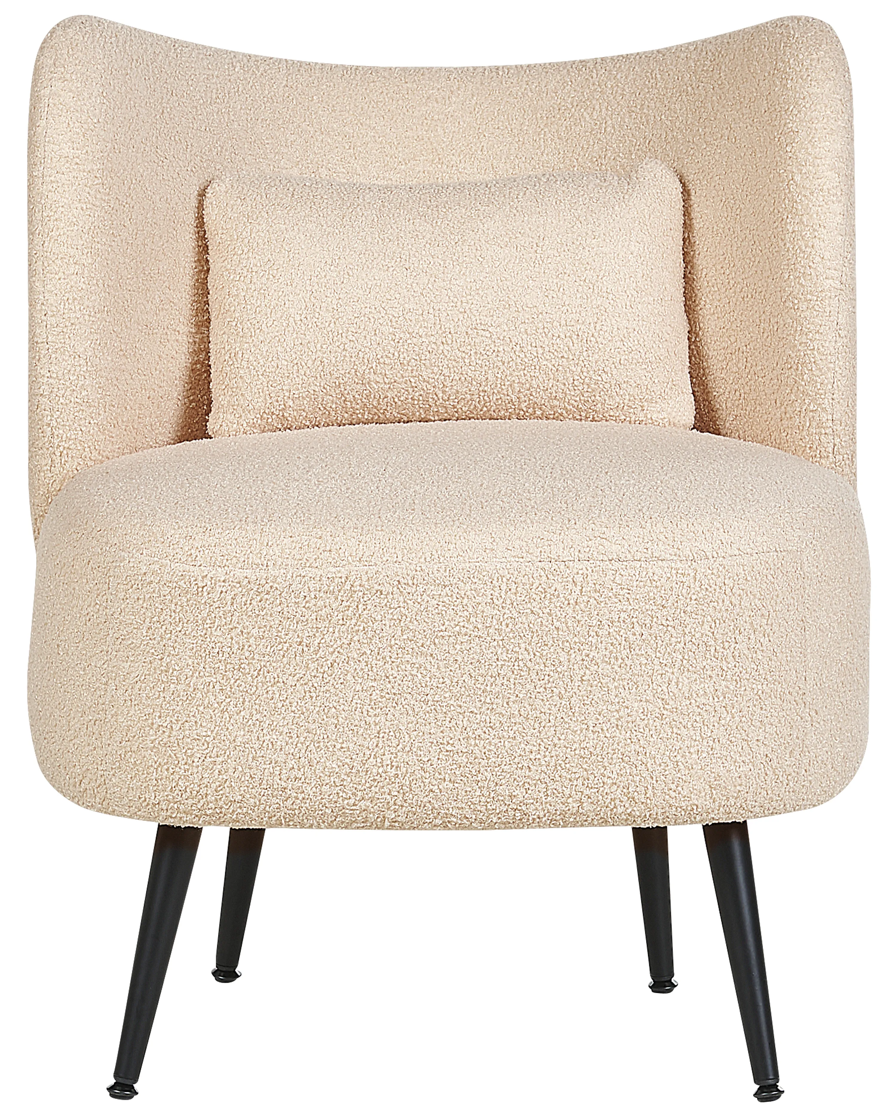 Fauteuil OTSBY Bouclé Beige