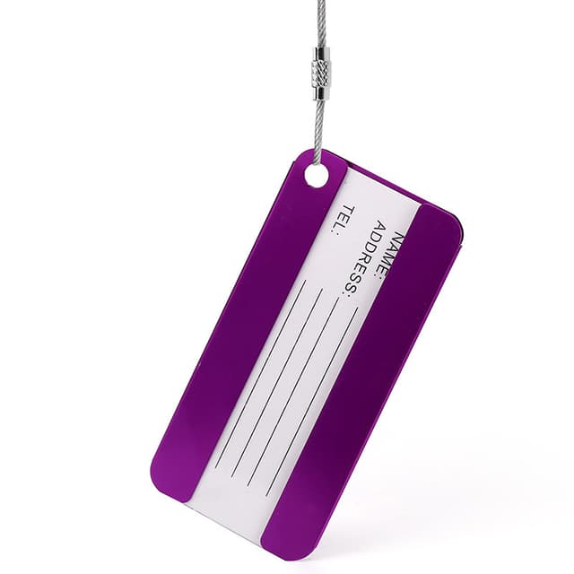 7-delt bagagemærkesæt MultiColor