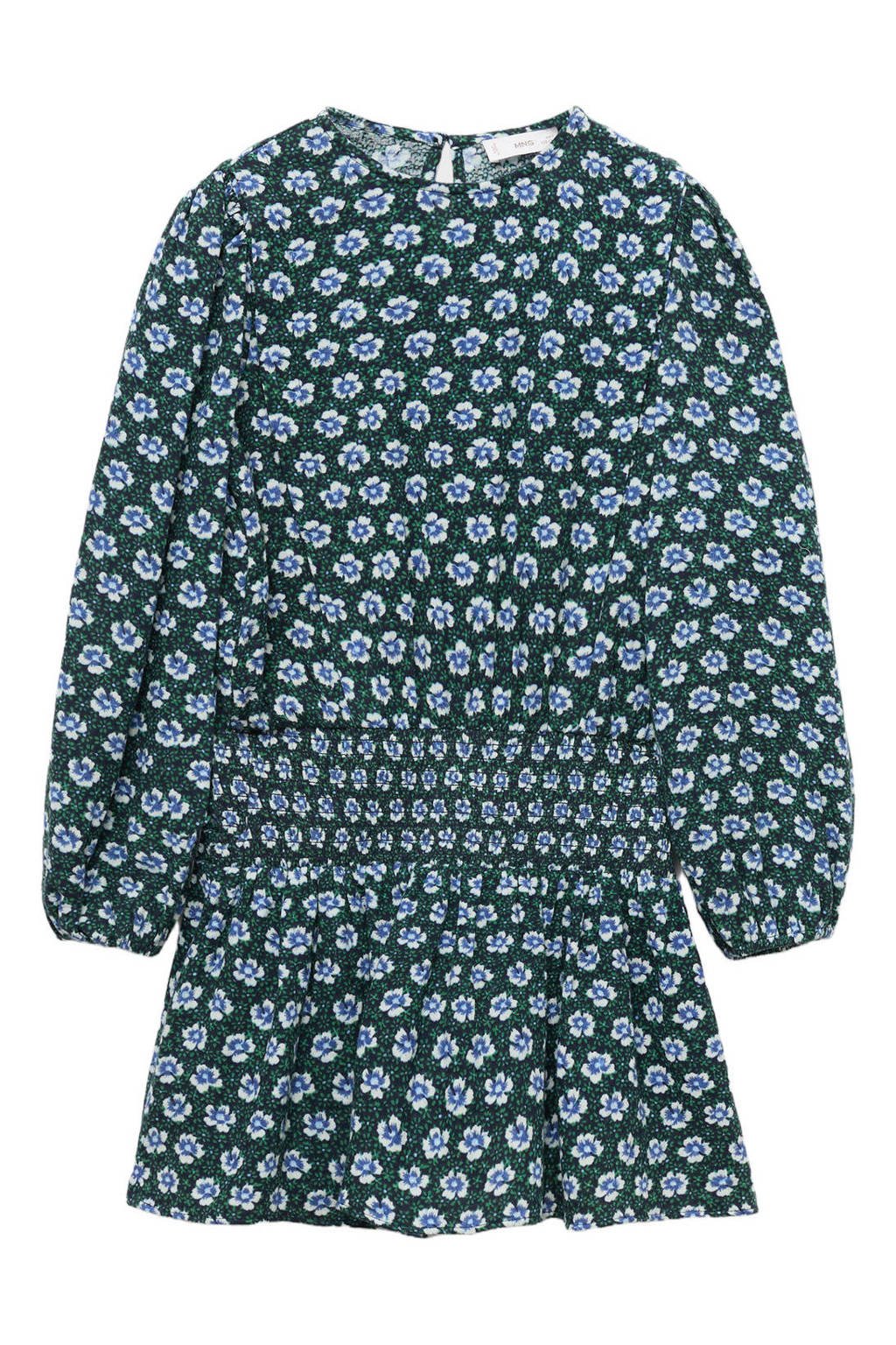 Mango Kids korte jurk groen