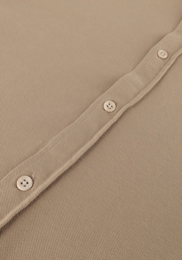 THE GOODPEOPLE beige the goodpeople casual overhemd strong