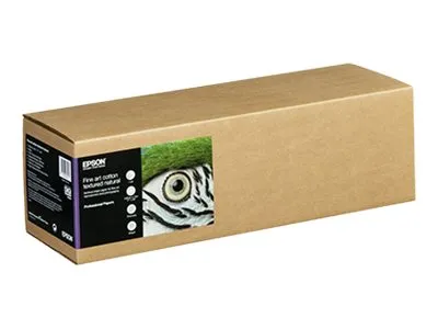 Epson Fine Art - Bomuld - mat - 515 my - tekstureret naturlig - Rulle (43,2 cm x 15 m) - 300 g/m² - 1 rulle(r) kludepapir - for SureColor SC-P20000, SC-P6000, SC-P7000, SC-P800, SC-P8000, SC-P900, SC-P9000