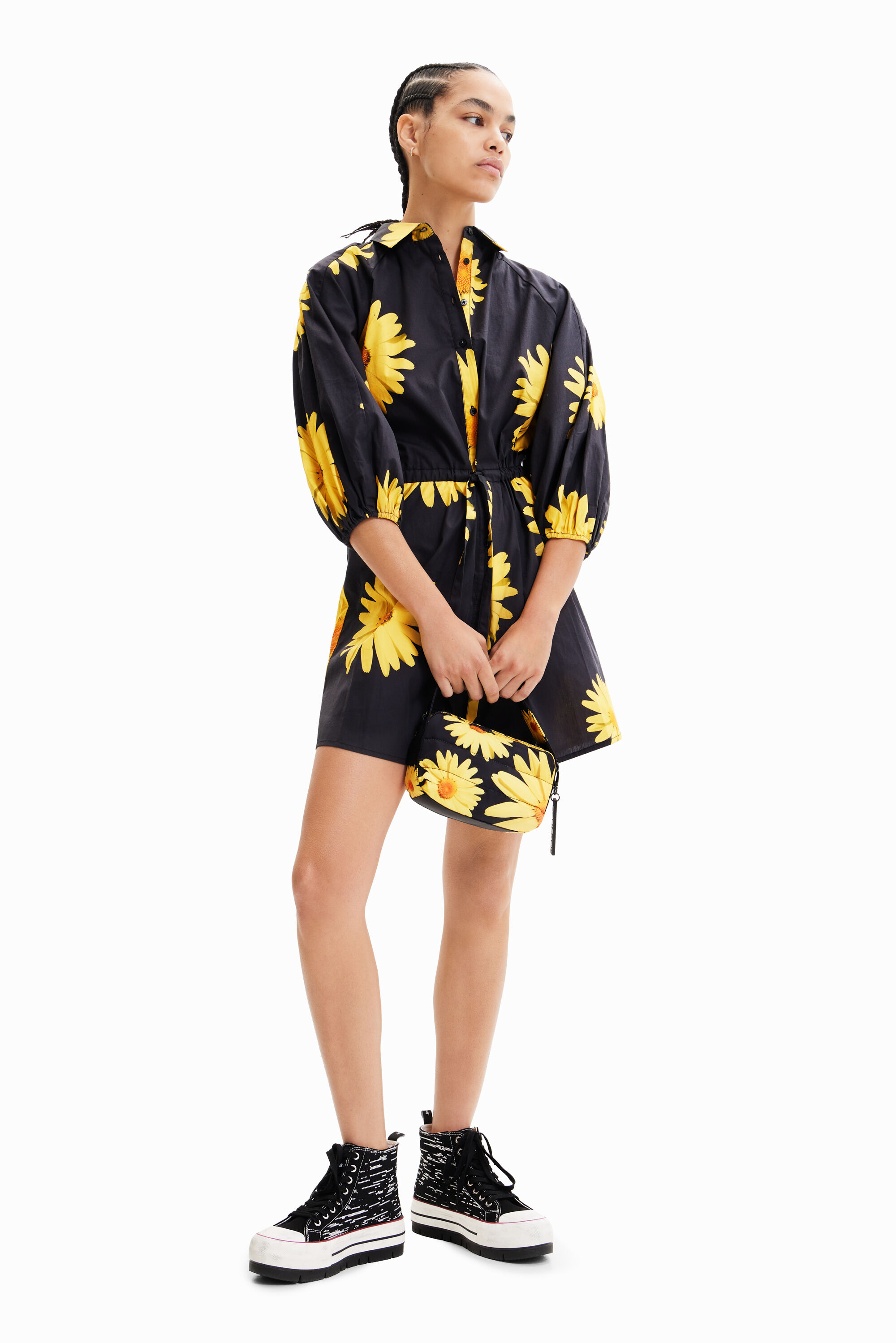 Vestido camisa margarida M. Christian Lacroix