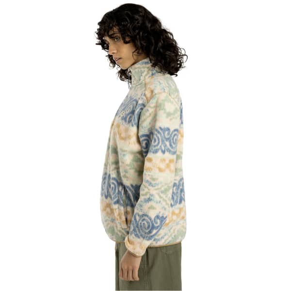 Sweat polaire BILLABONG W BOUNDARY MOCK 3 BLUE HAZE