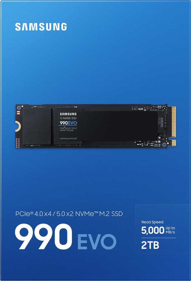 Samsung 990 EVO M.2 SSD (2TB)