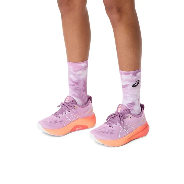 Asics Unisex Strømper Performance Run Sock Crew Lilla