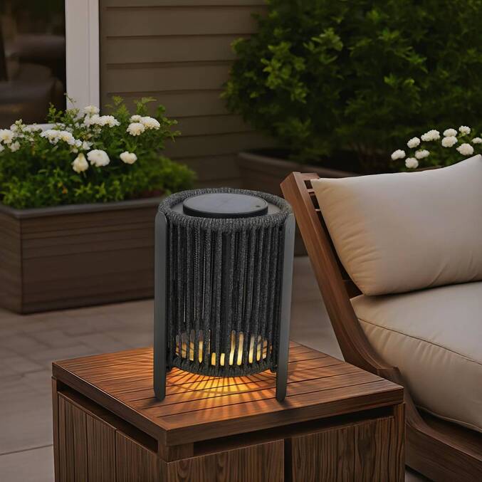 Lanterne solaire LINY Graphite