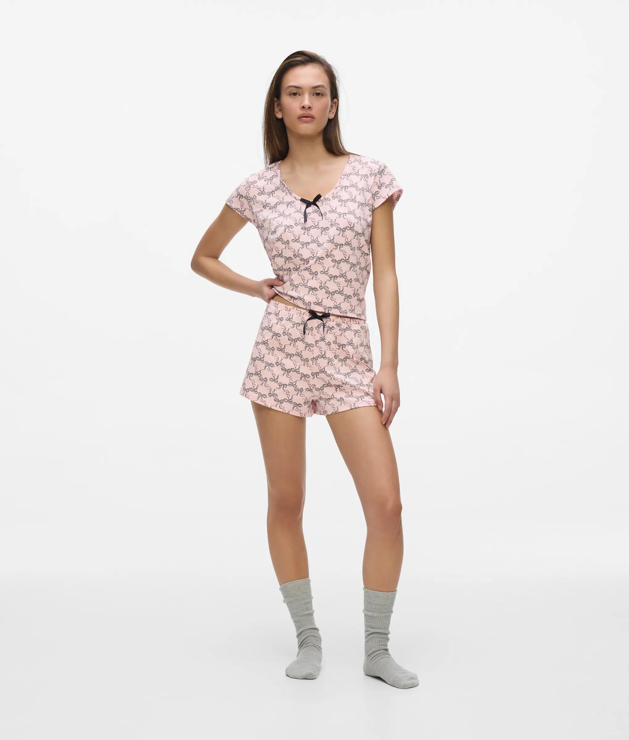 Pyjamaset met Handtekening strik