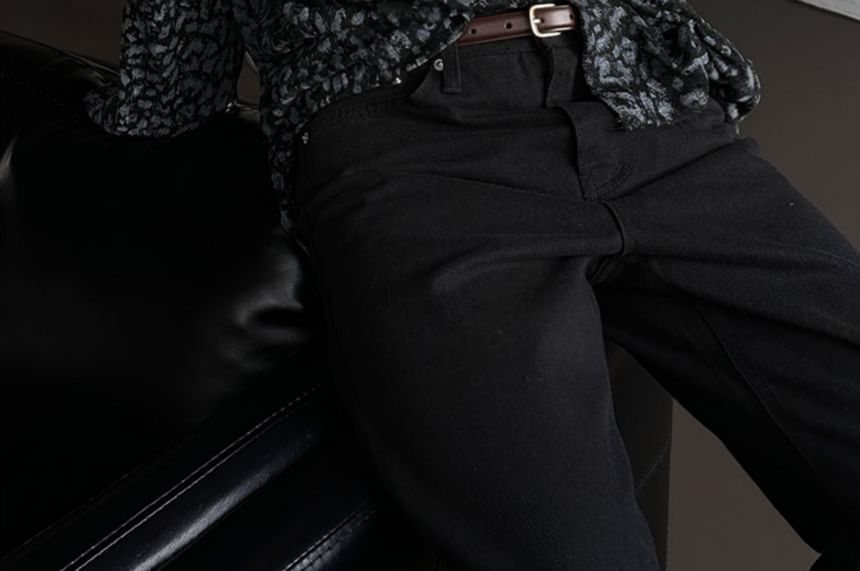 SeoulPop - Luipaardprint Shirt met Lange Mouwen en Losse Pasvorm