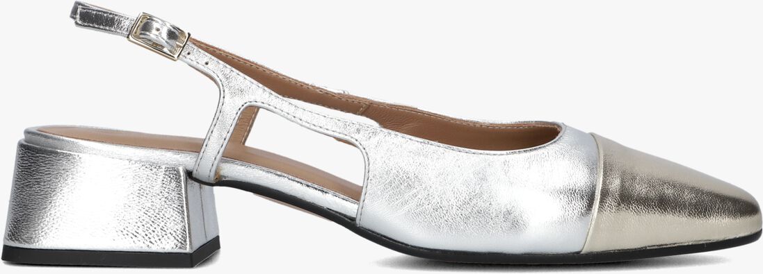 zilveren notre-v slingbacks 08-224