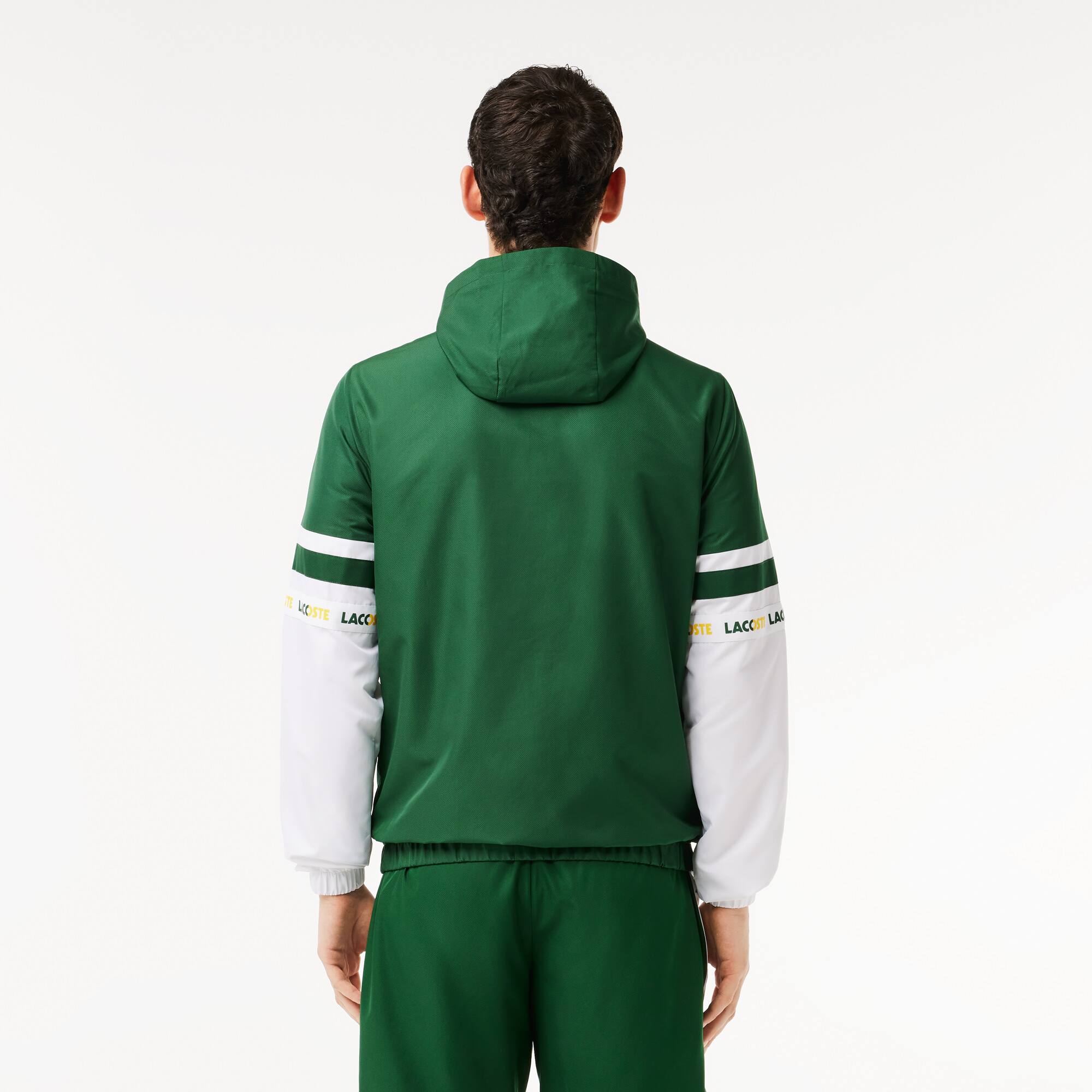 Tennis-Trainingsjacke mit Logostreifen Jacken & Mäntel - Grün - Lacoste - Herren