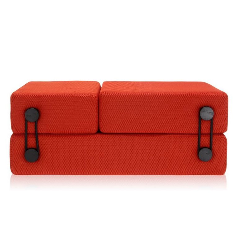 Kartell Trix poef oranje