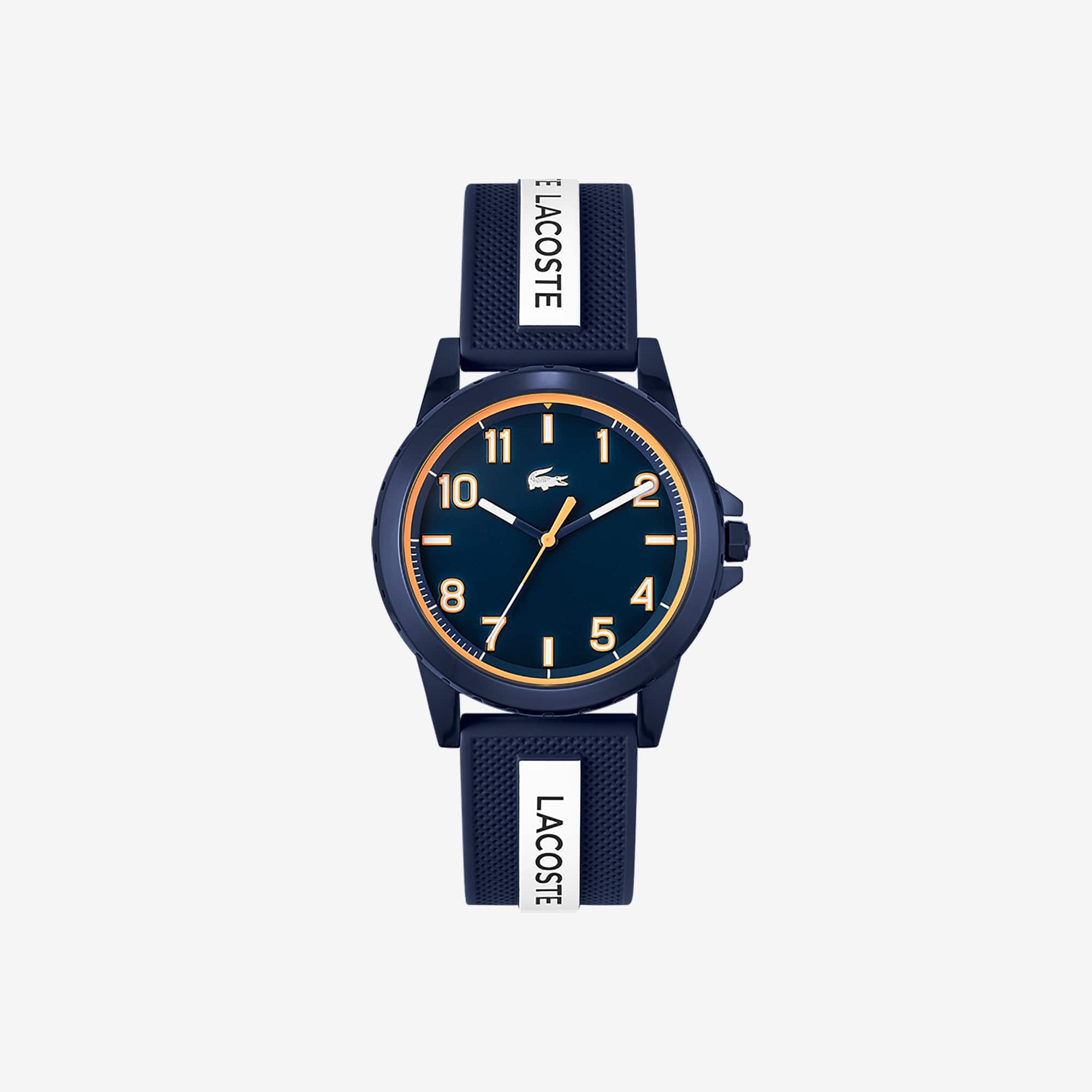 Montre Rider à 3 aiguilles - Modèle bleu avec bracelet en silicone Montres - Blanc - Lacoste - Enfant