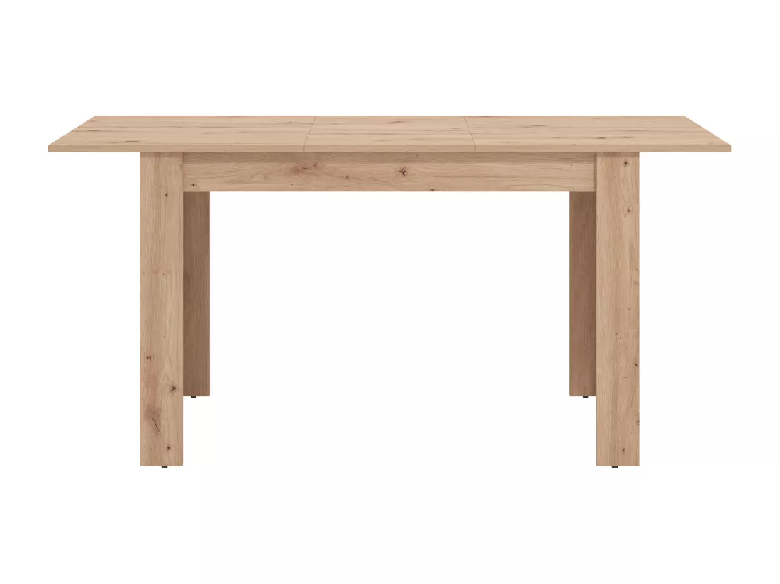 Table à manger extensible 4 à 6 personnes - Naturel clair - VENOLA