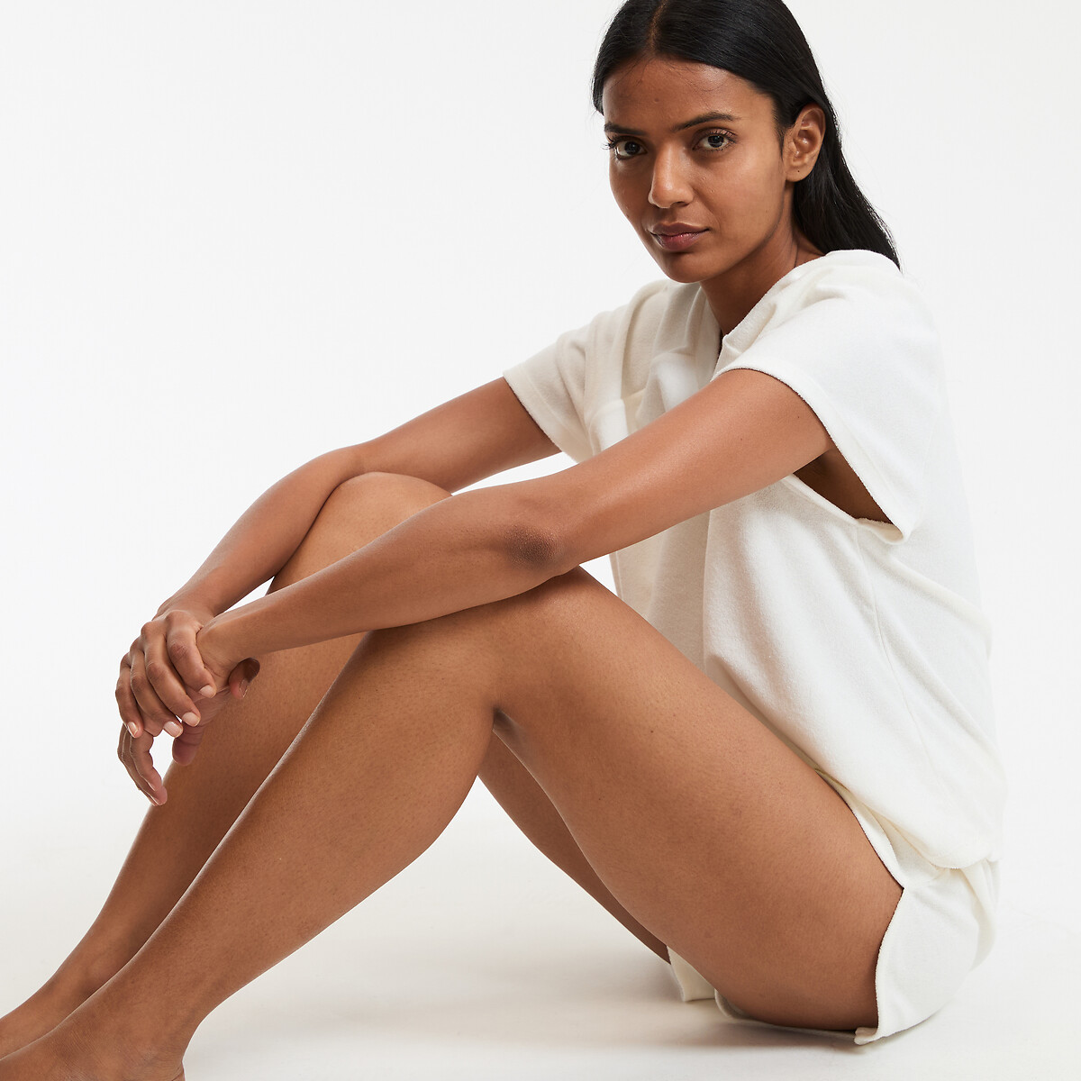 LA REDOUTE COLLECTIONS<br>Calções de pijama atoalhados