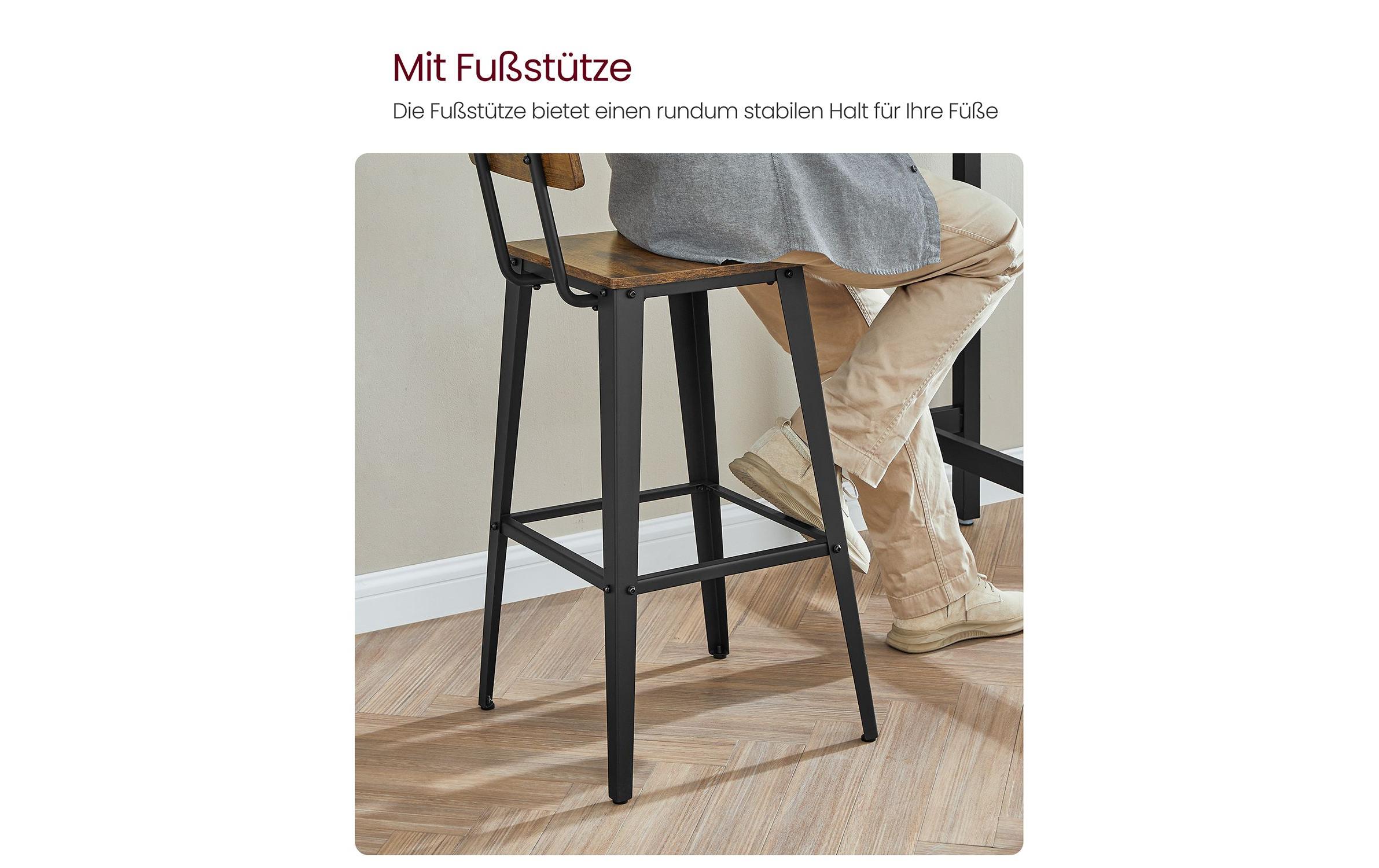 Barhocker 45.4 x 45.4 x 102.2 cm, 2er SetBarstuhl
