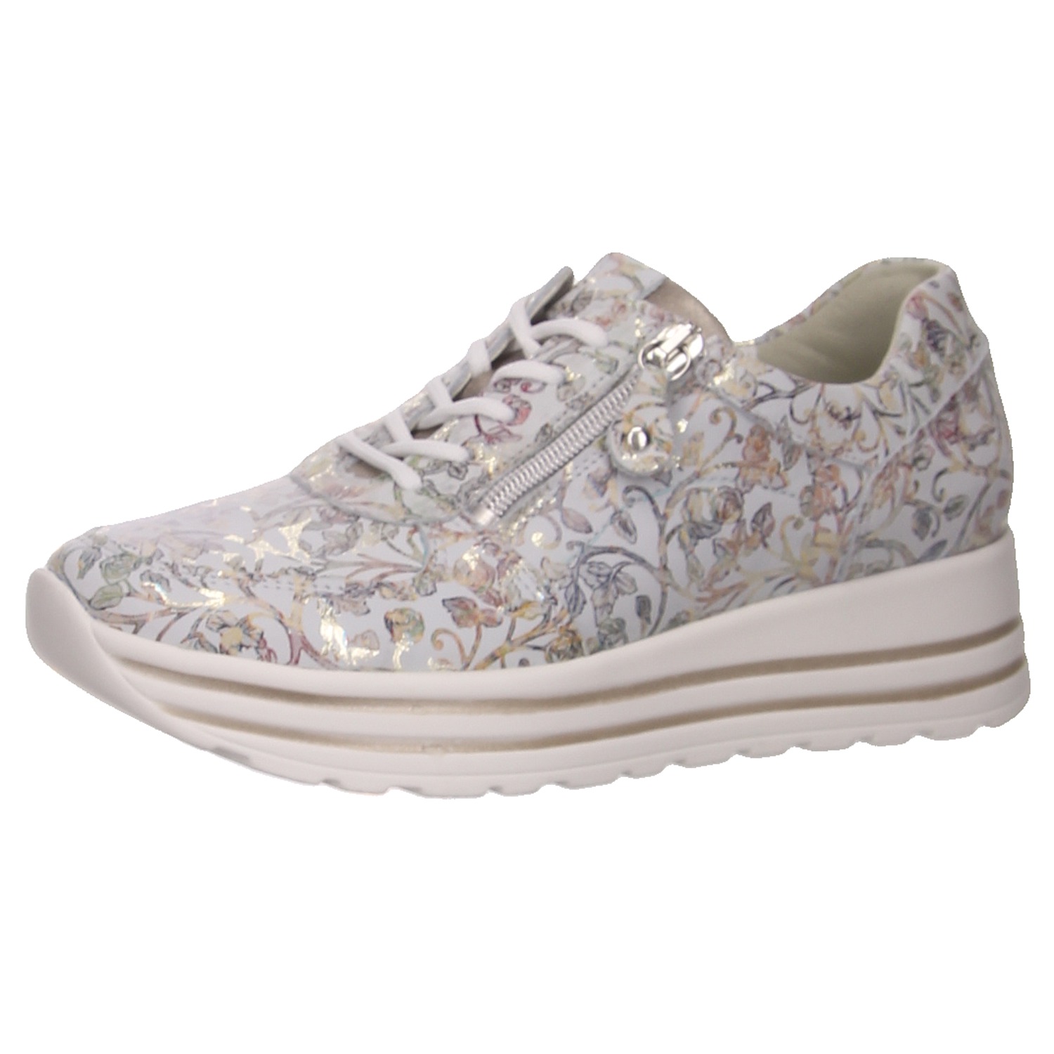 Waldläufer Sneaker weiß weiss/weiss kombi