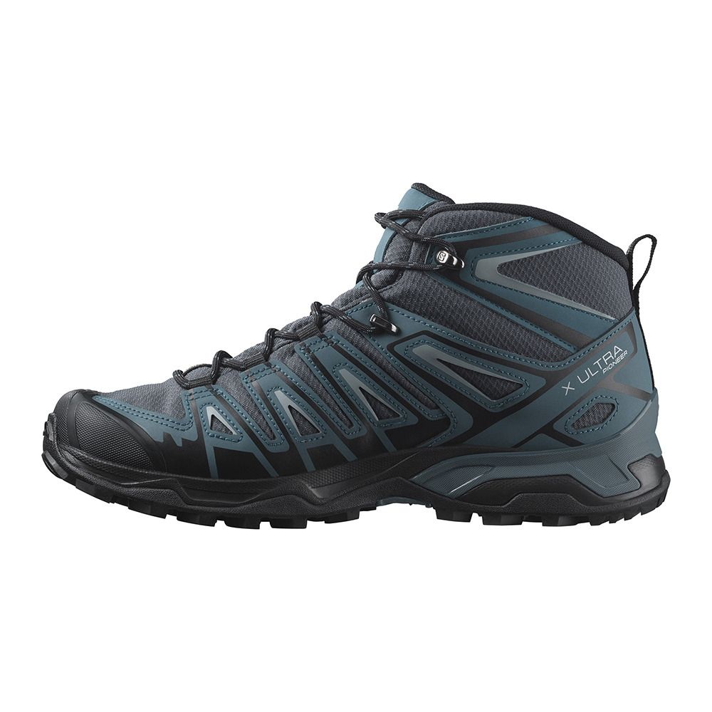 Salomon X ULTRA PIONEER MID GTX - Chaussures randonné Homme ebony/stargazer/quarry
