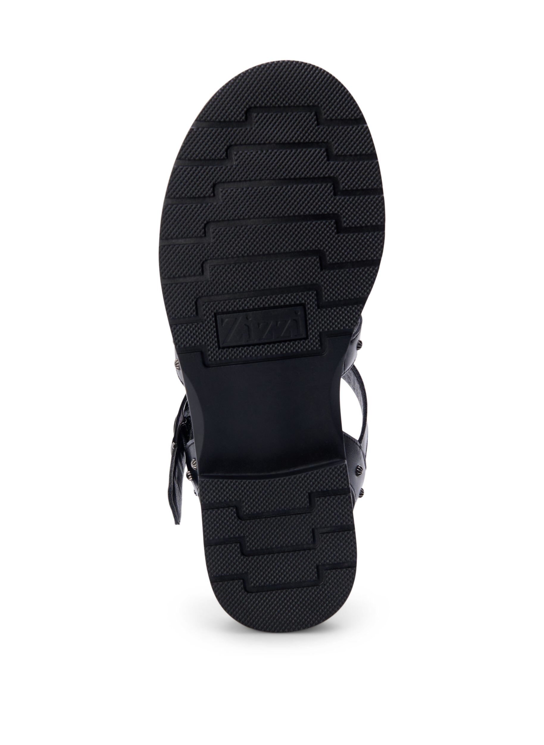 Wide fit - Sandal med nitter
