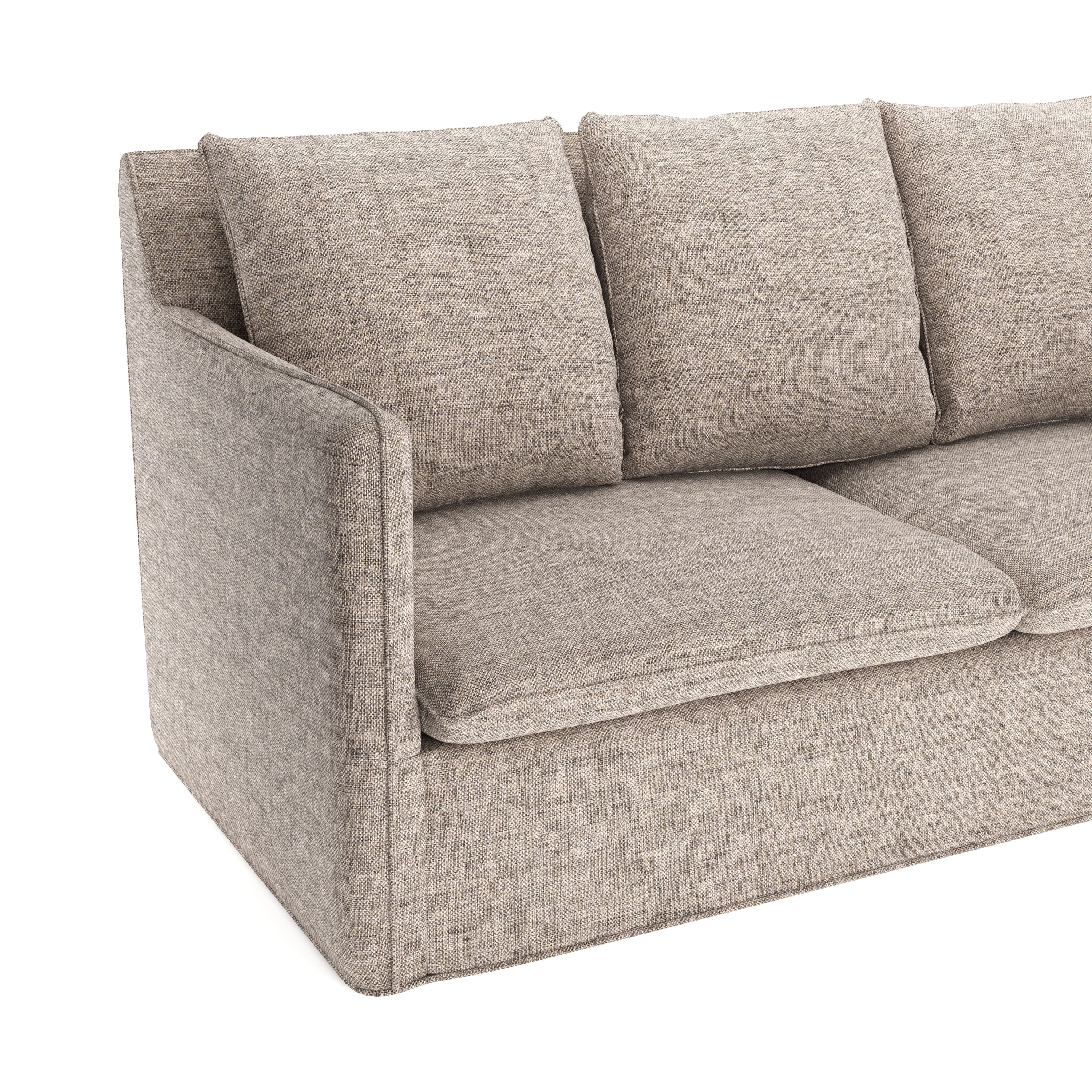 Ecksofa DINA rechts beige