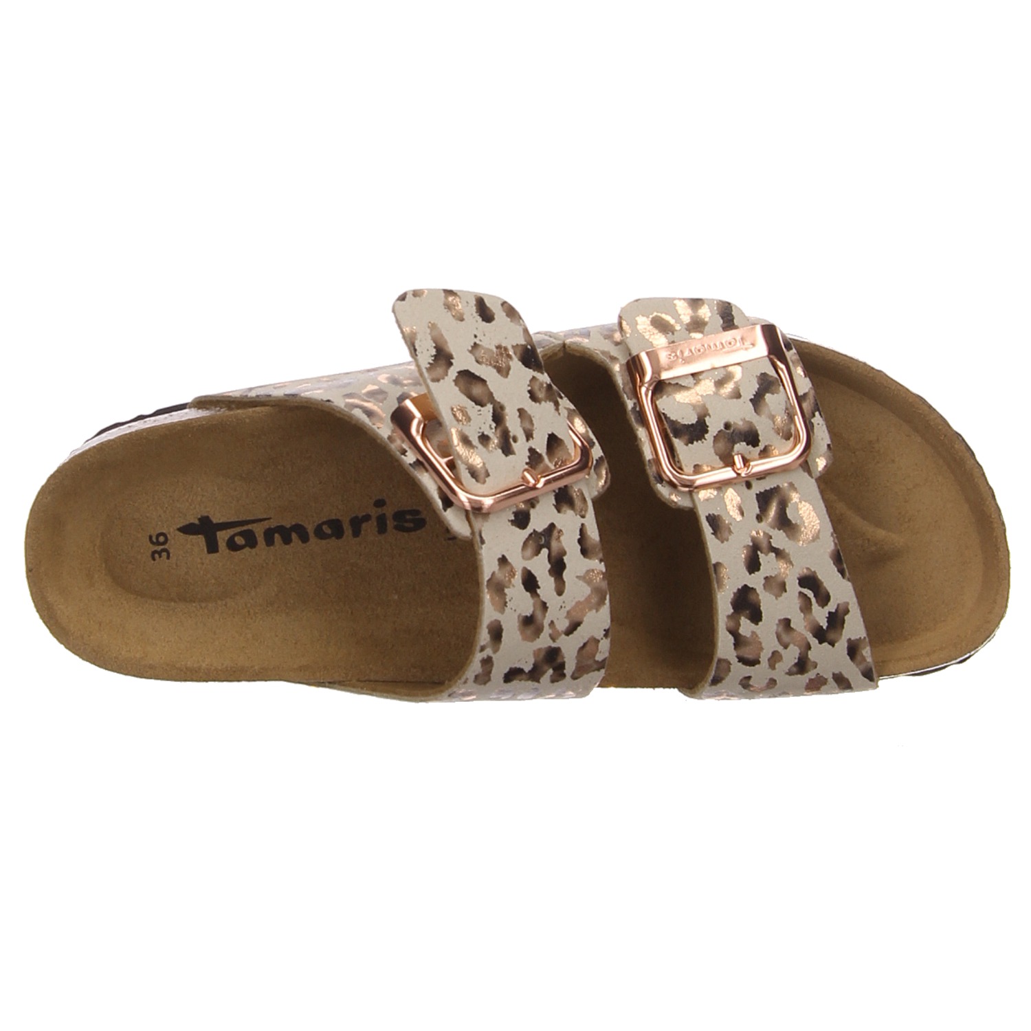 Tamaris Pantoletten leo beige