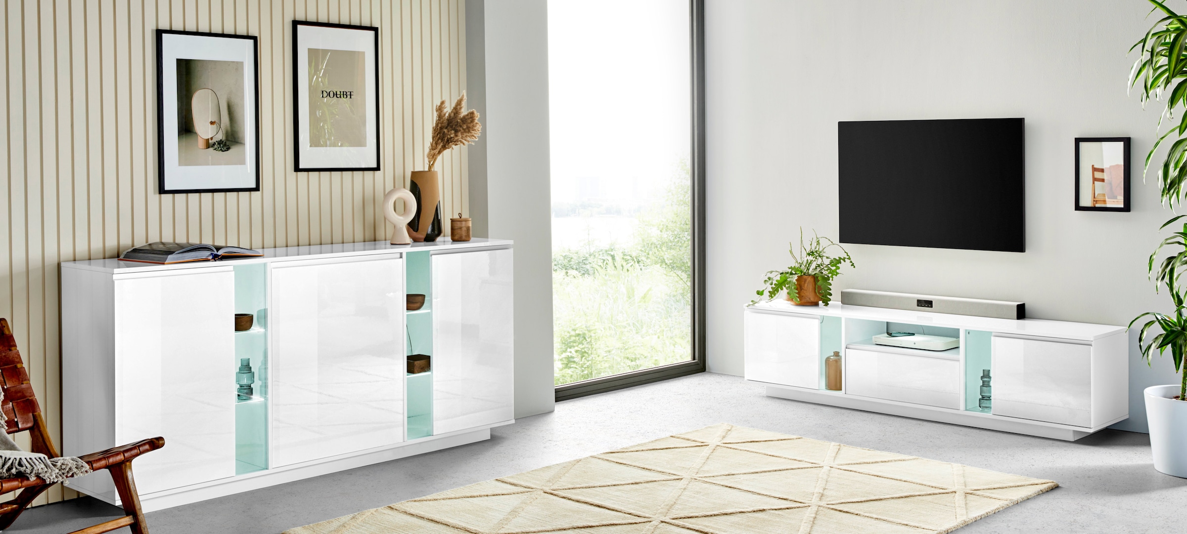 INOSIGN Lowboard »ElegantTV-Board, TV-Schrank« Breite ca. 180 cm