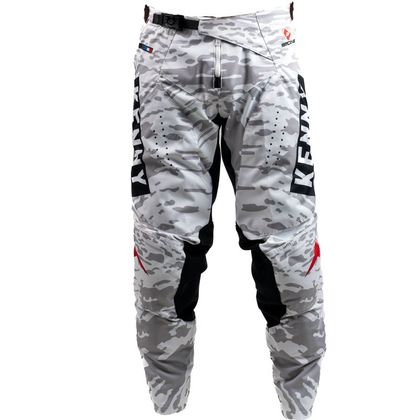 Pantalon cross Kenny REPLICA HONDA MOTOBLOUZ SR PERFORMANCE STONE RED 2024 - Blanc / Noir