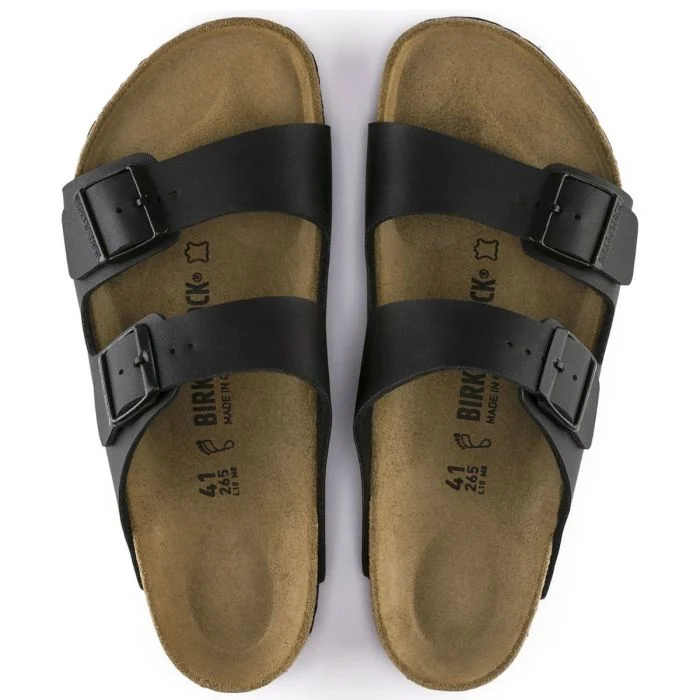 Birkenstock Unisex Sandal Arizona Regular Birko-Flor Sort