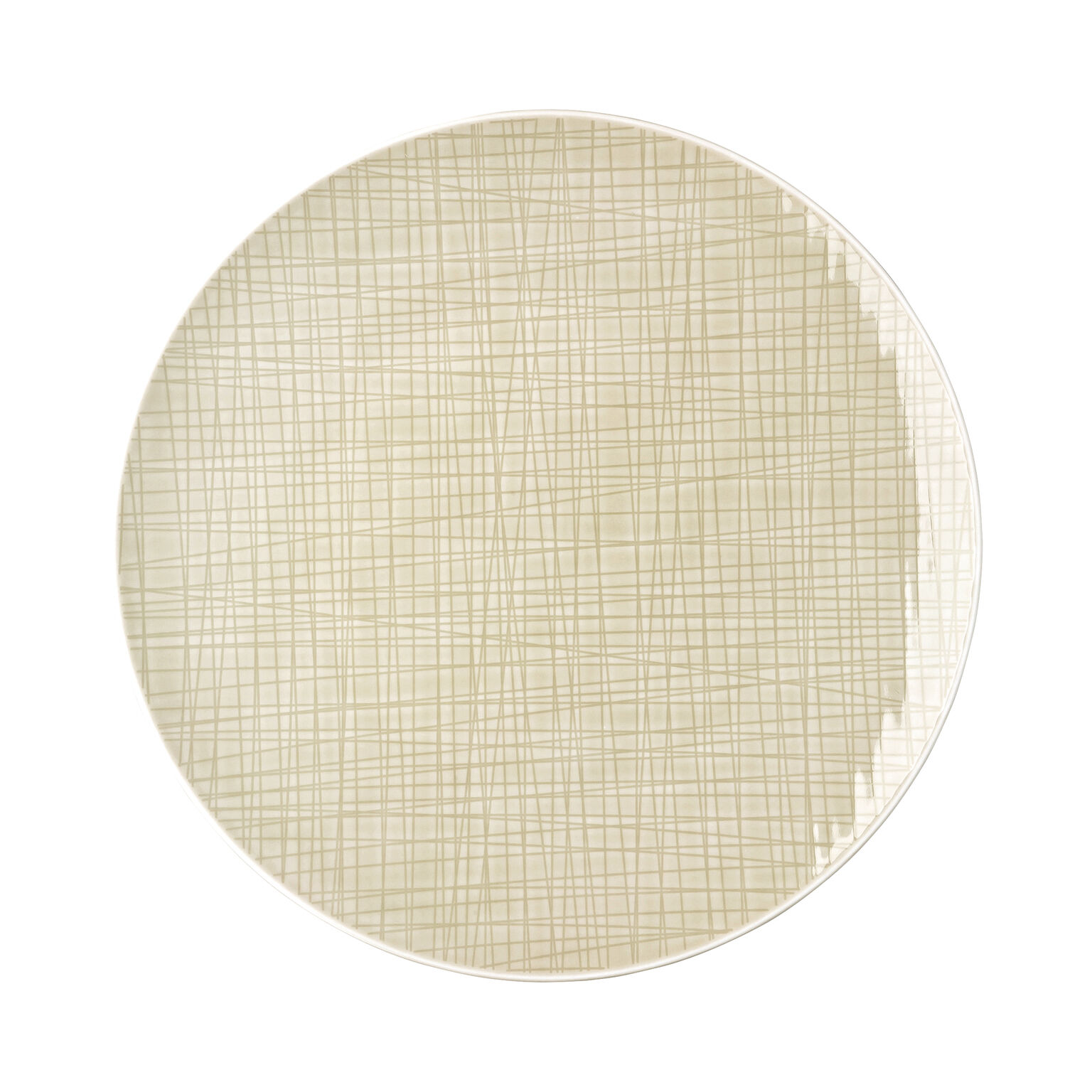 Mesh Colours Cream Teller 30 cm flach