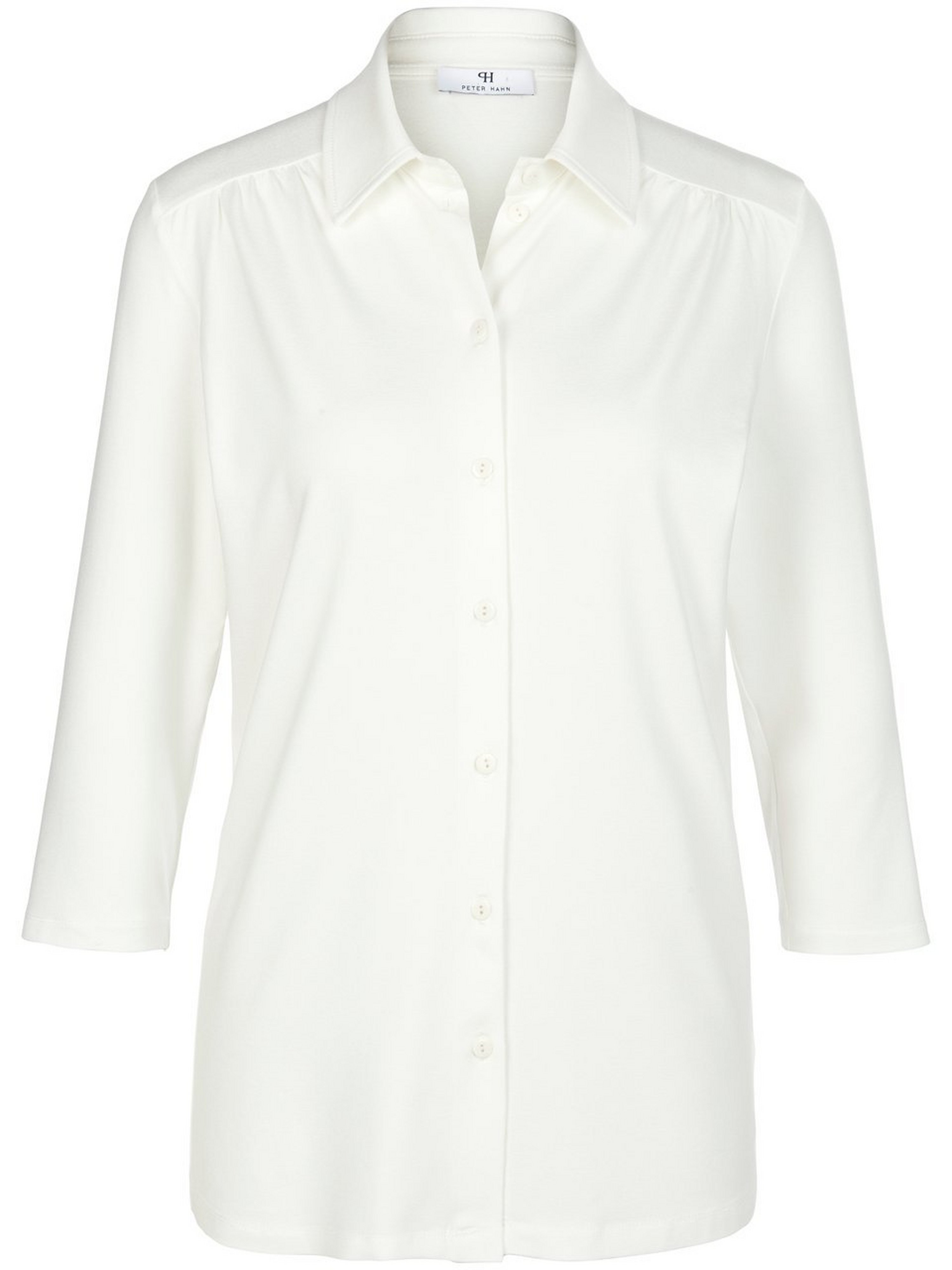 Jersey-Bluse mit 3/4-Arm
