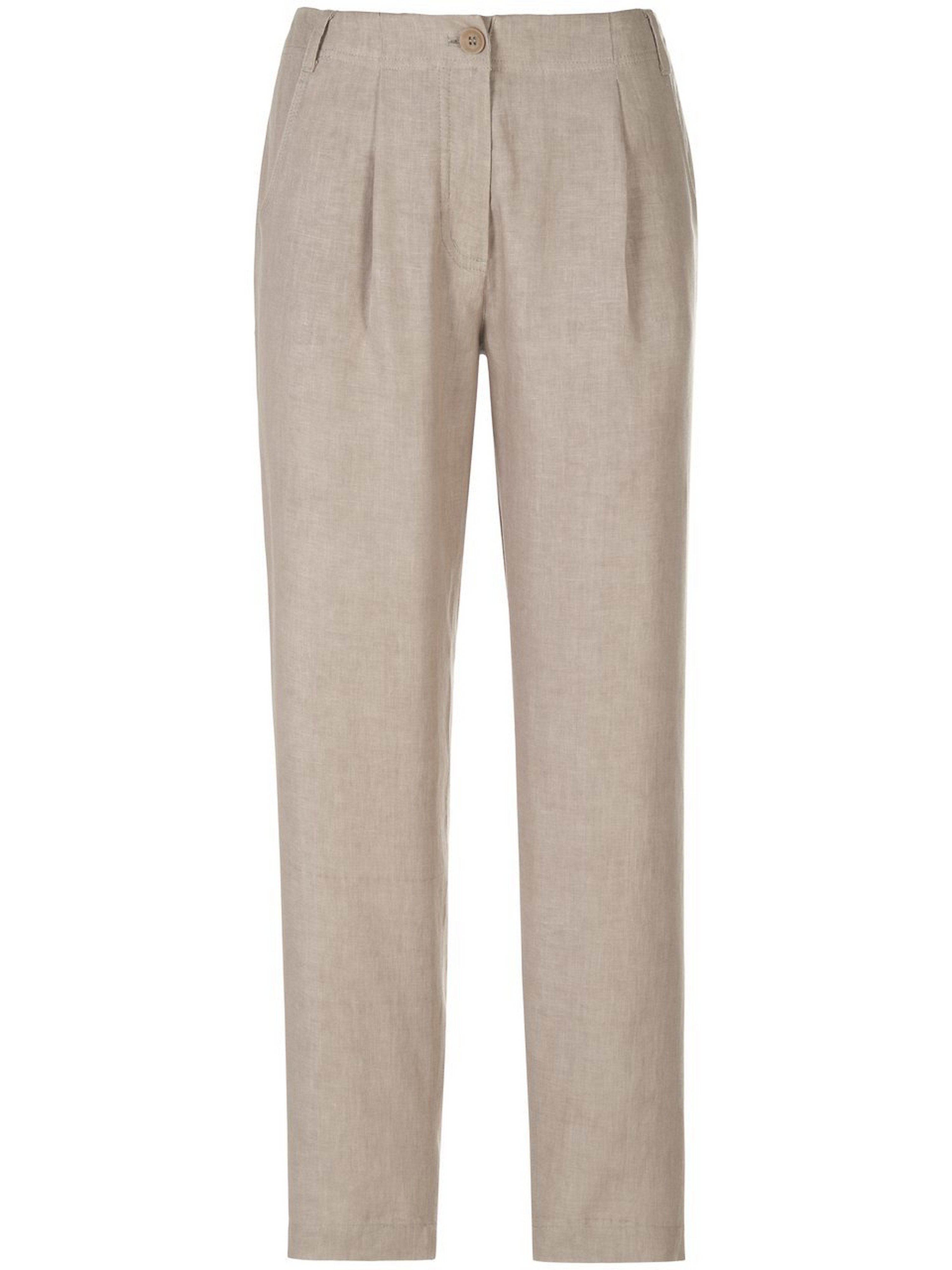 Knöchellange Hose aus 100% Leinen