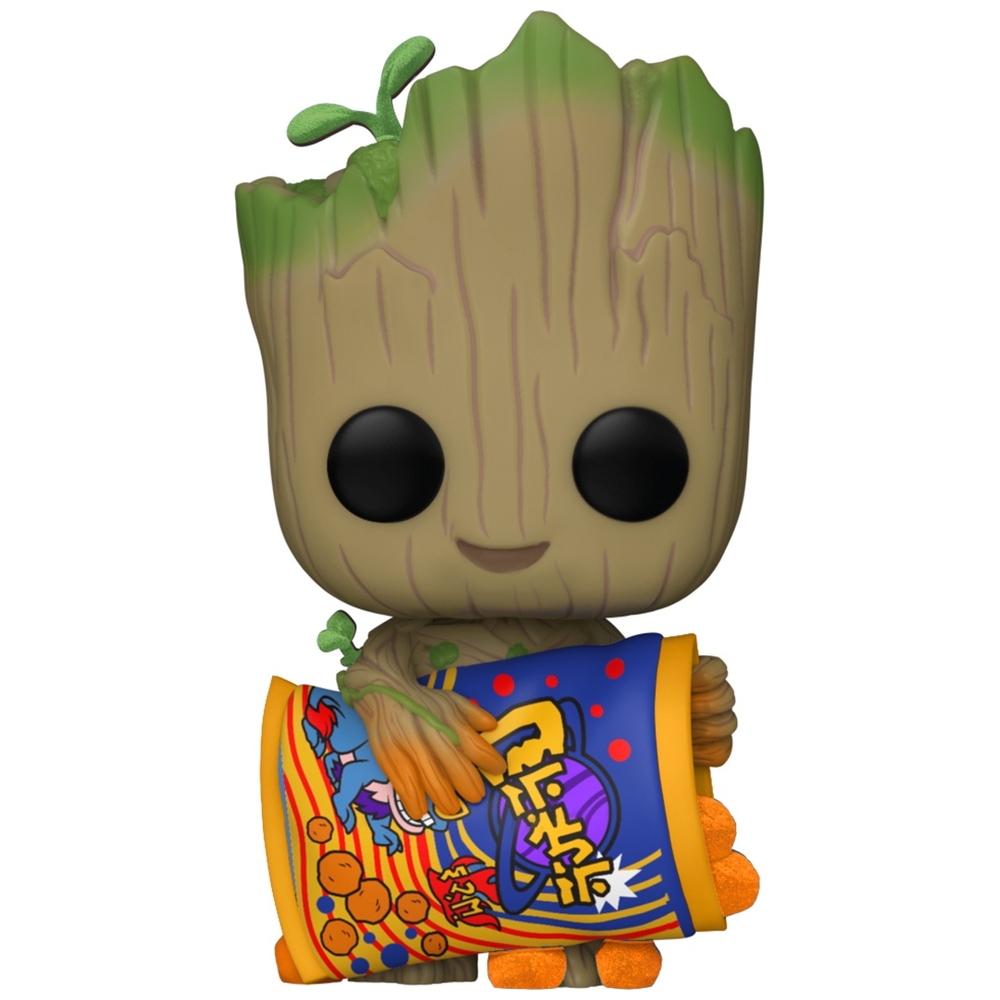 POP! Vinyl 1196: Marvel Ich bin Groot Groot mit Käse-Puffs
