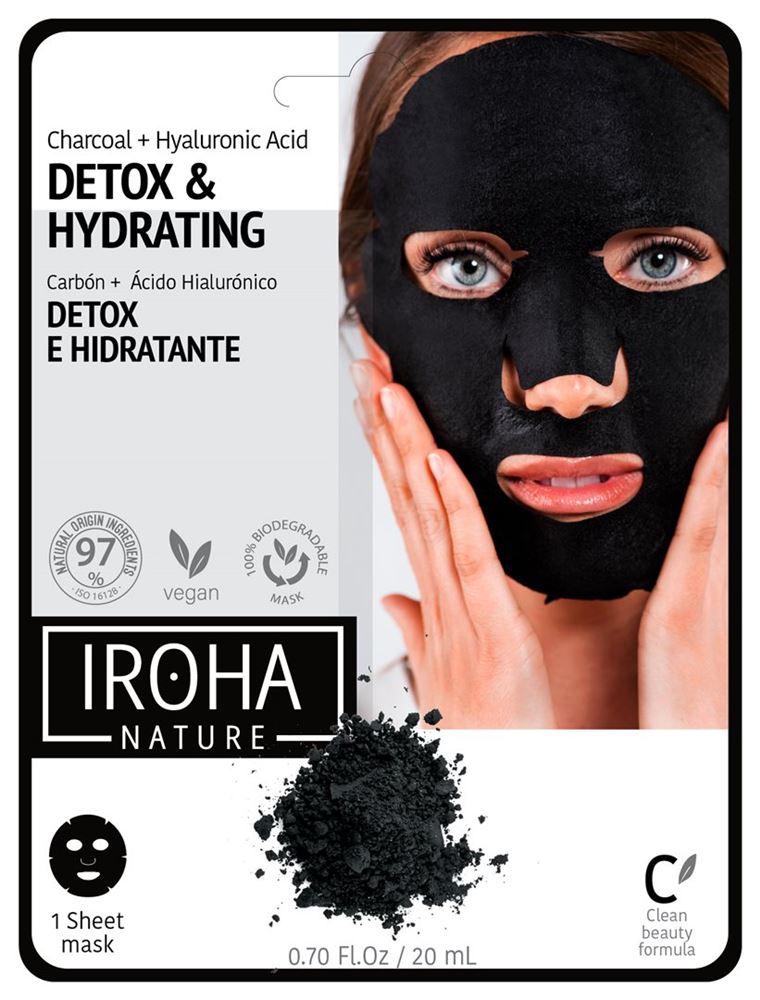 Iroha Detox Tissue Face Mask 1 Stk
