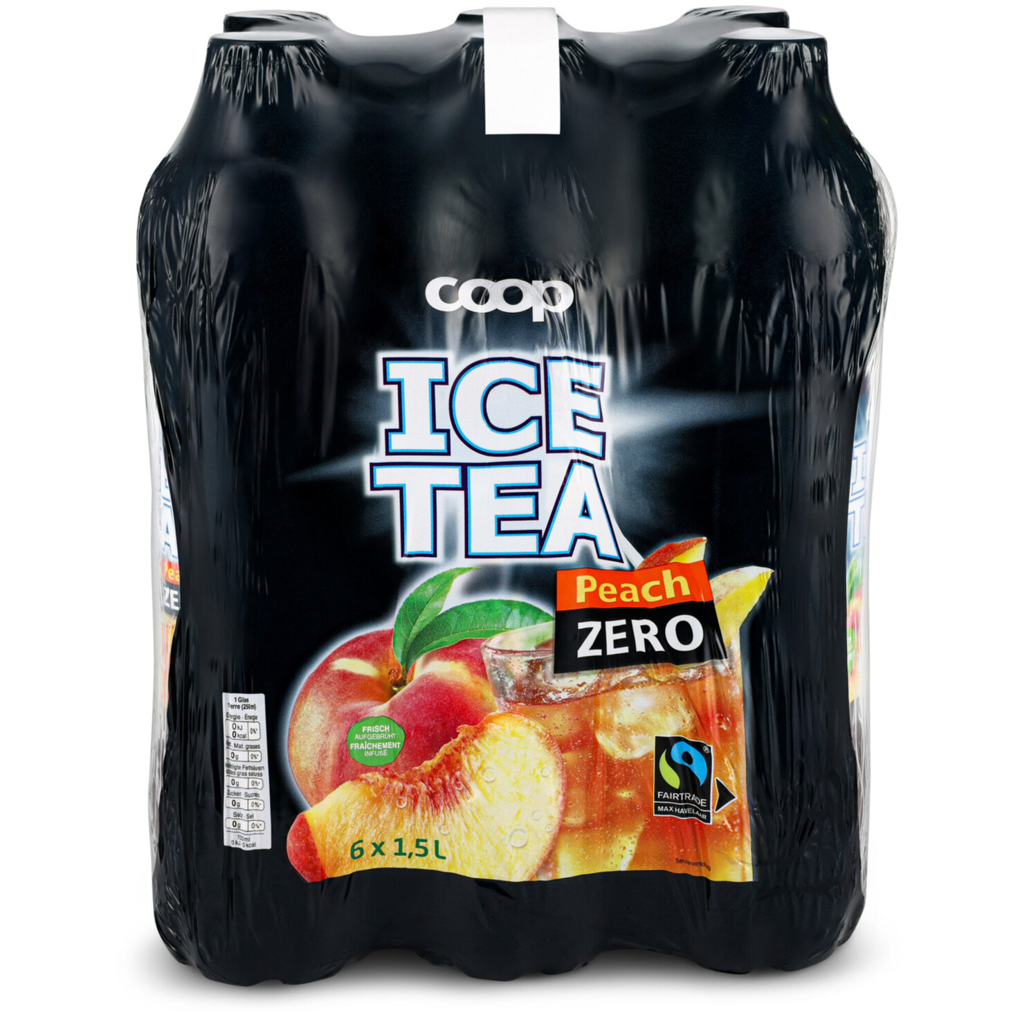 Fairtrade Ice Tea Peach Zero 6x1,5l