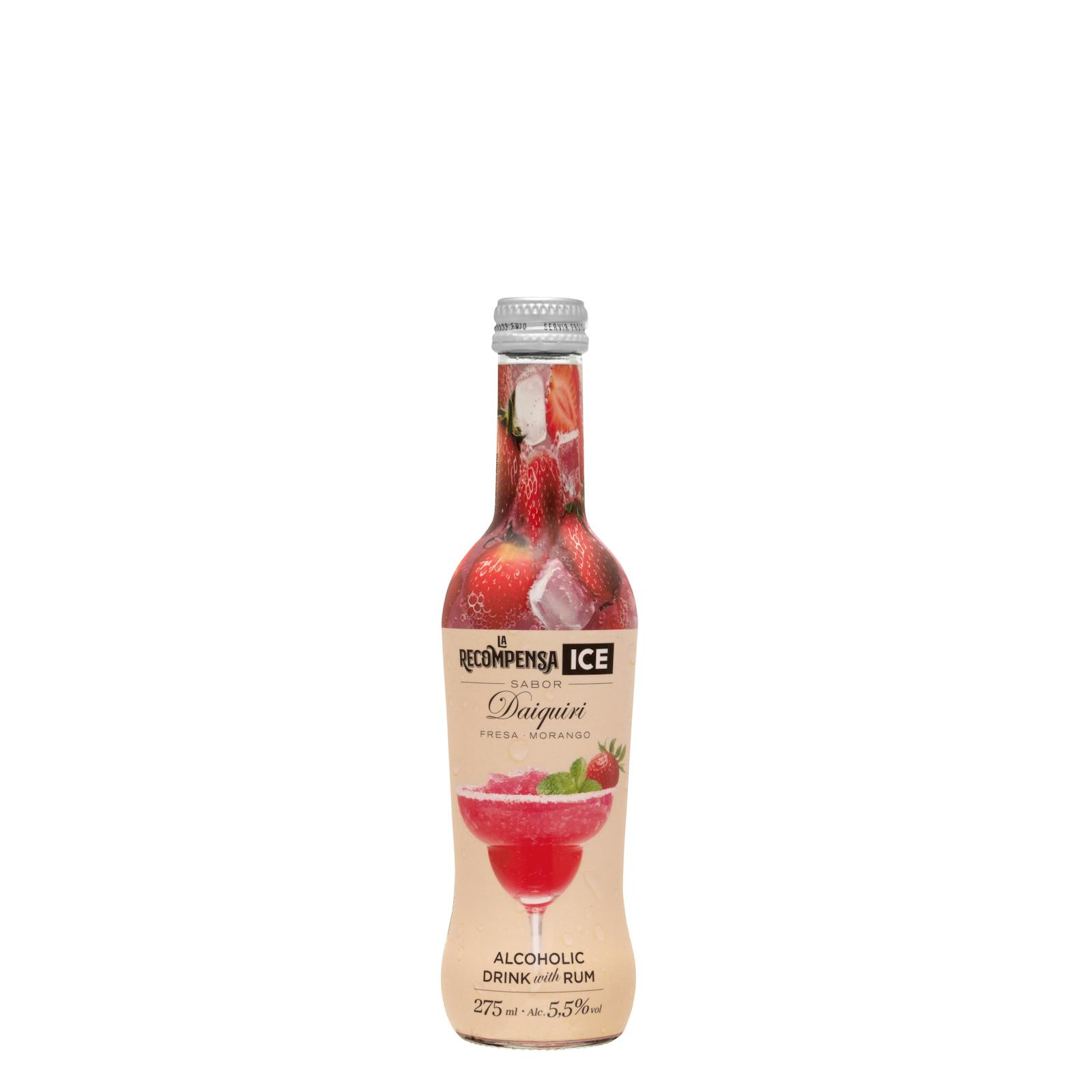 Boisson au rhum Daiquiri aux fraises glacées La Recompensa
