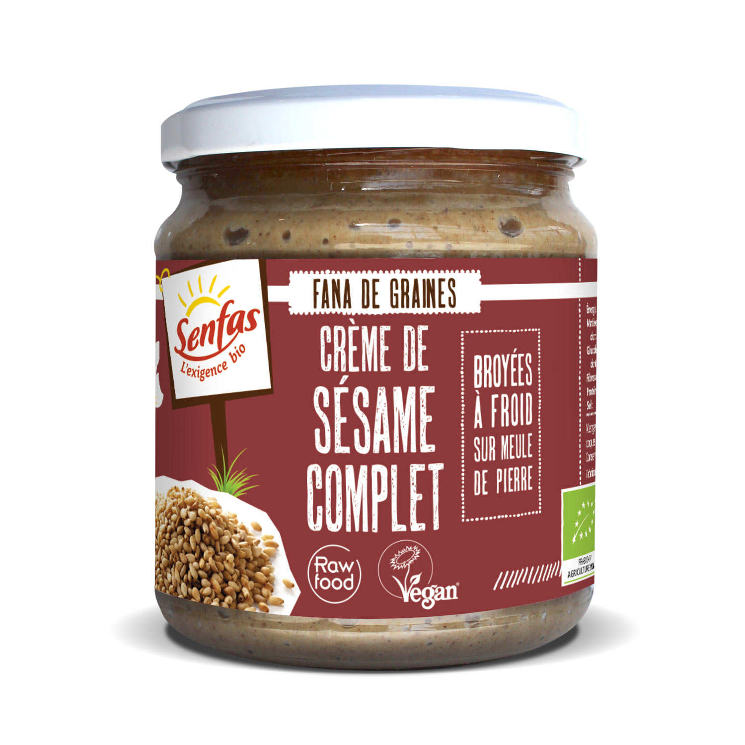 Crème de sésame complet bio
