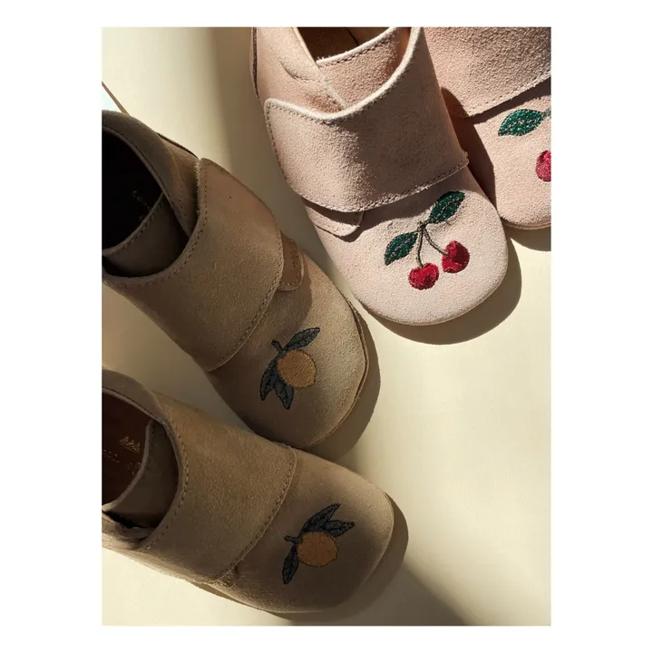 Konges Sløjd Chaussons Mamour Suède | Camel