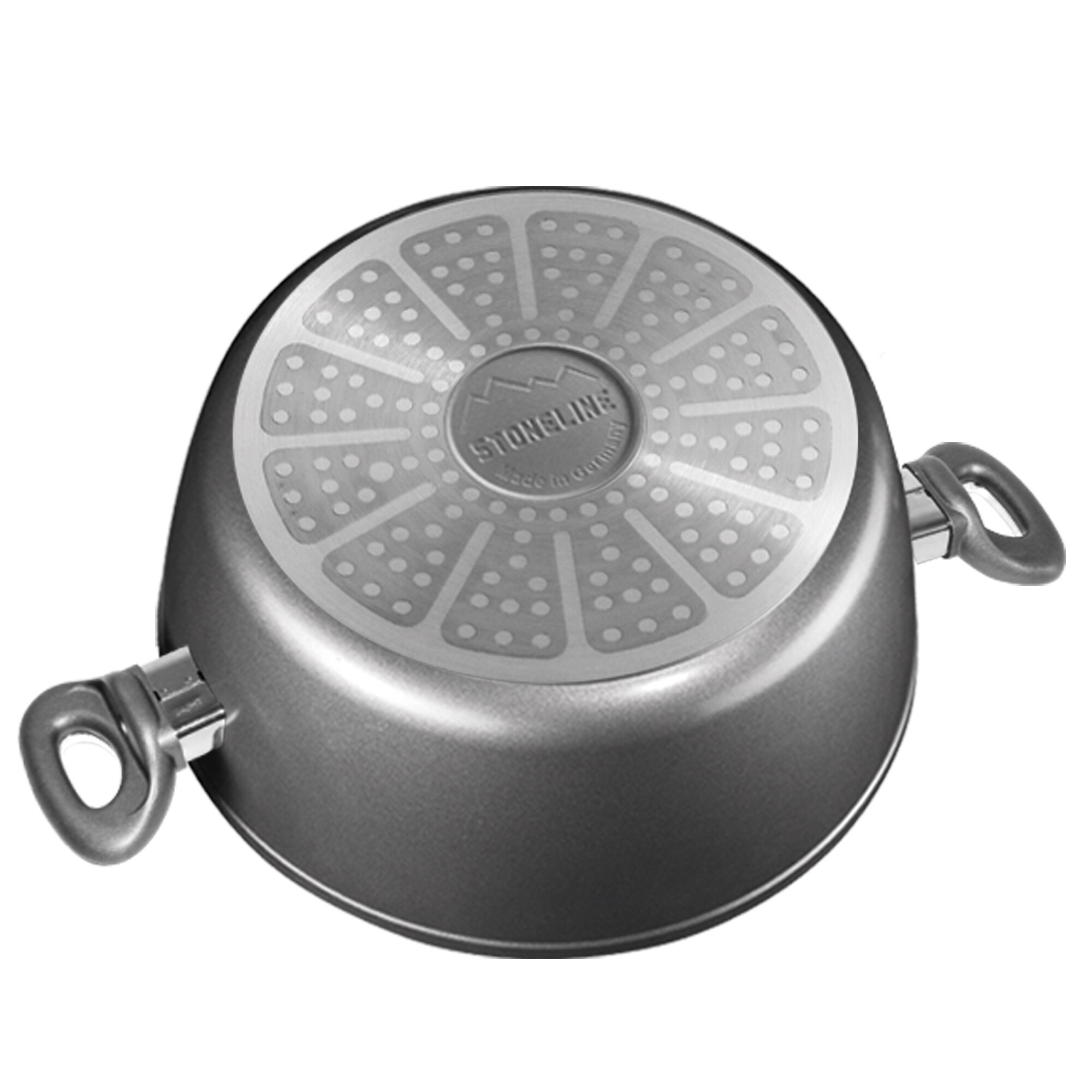 STONELINE® Gourmundo Kochtopf 24 cm, mit Glasdeckel, Made in Germany