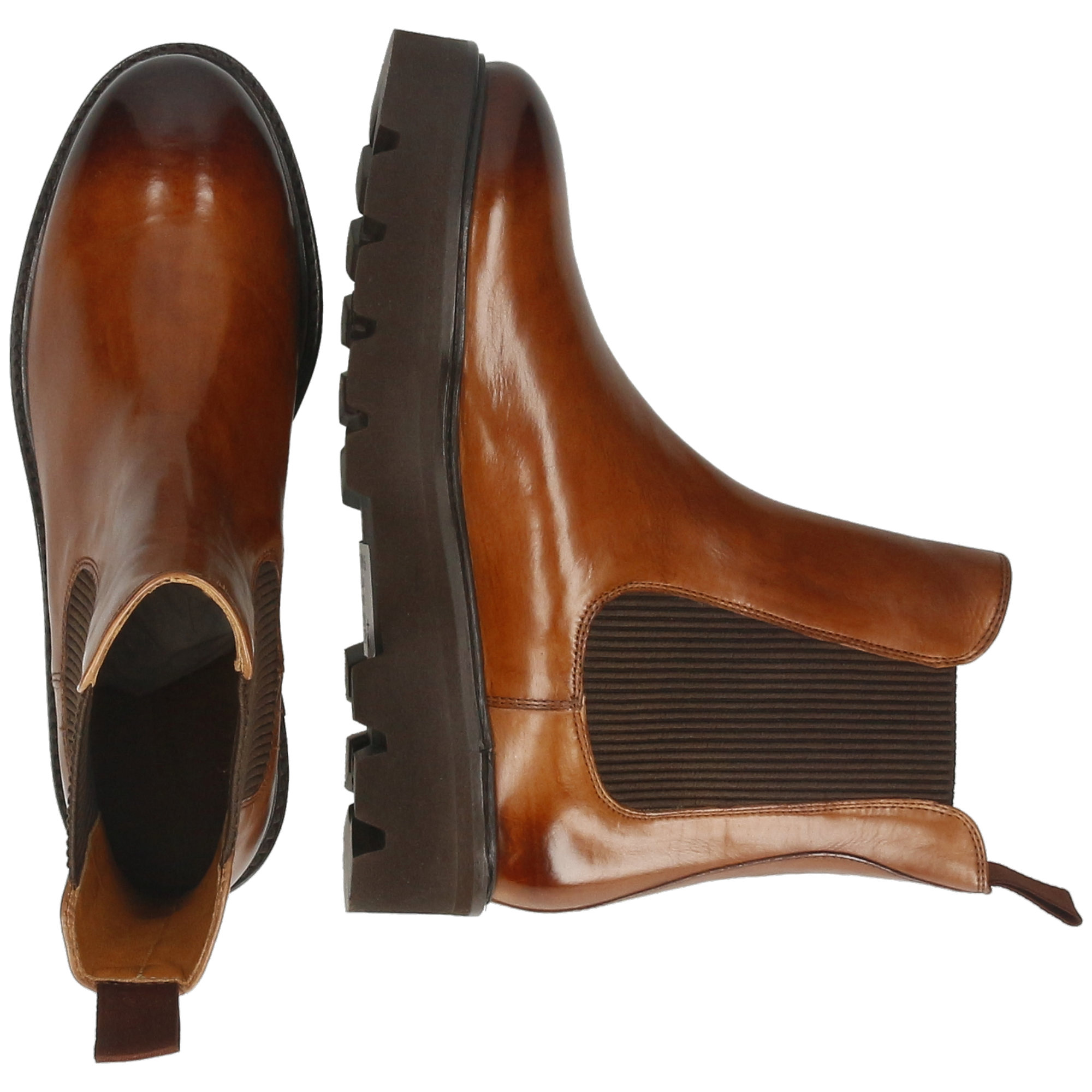 LEONIE 5 - Bottines à semelle plateforme | Marron
