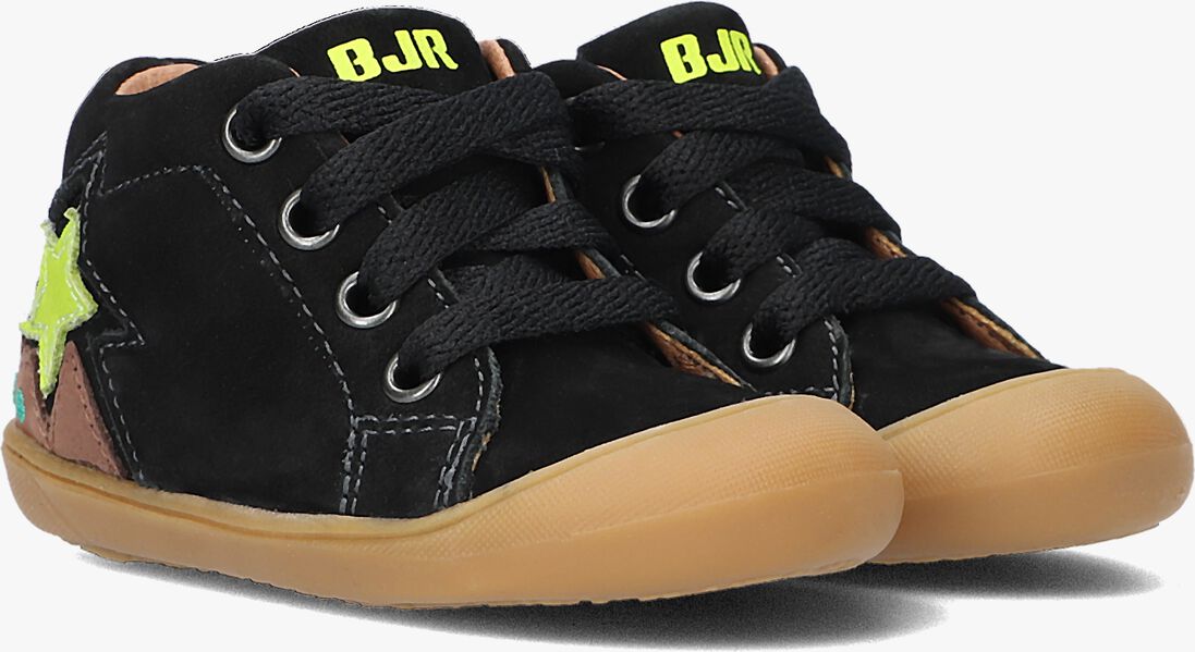 BUNNIESJR zwarte bunniesjr hoge sneaker robijn rap