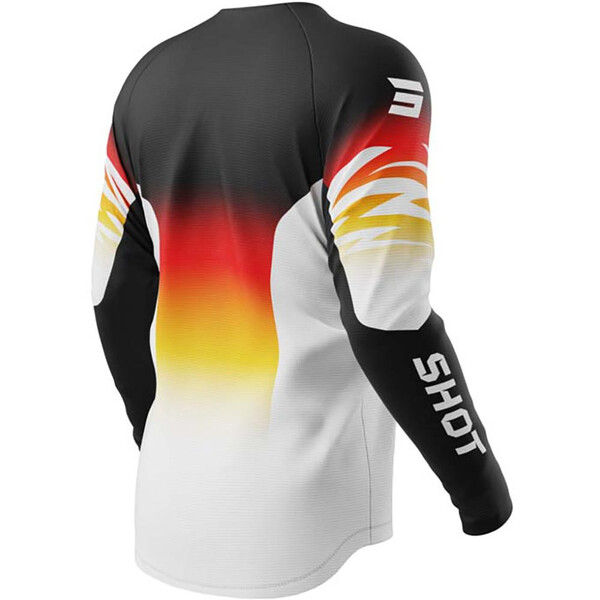Shot - Maillot enfant Draw Kid X-Trem Noir / Blanc / Orange