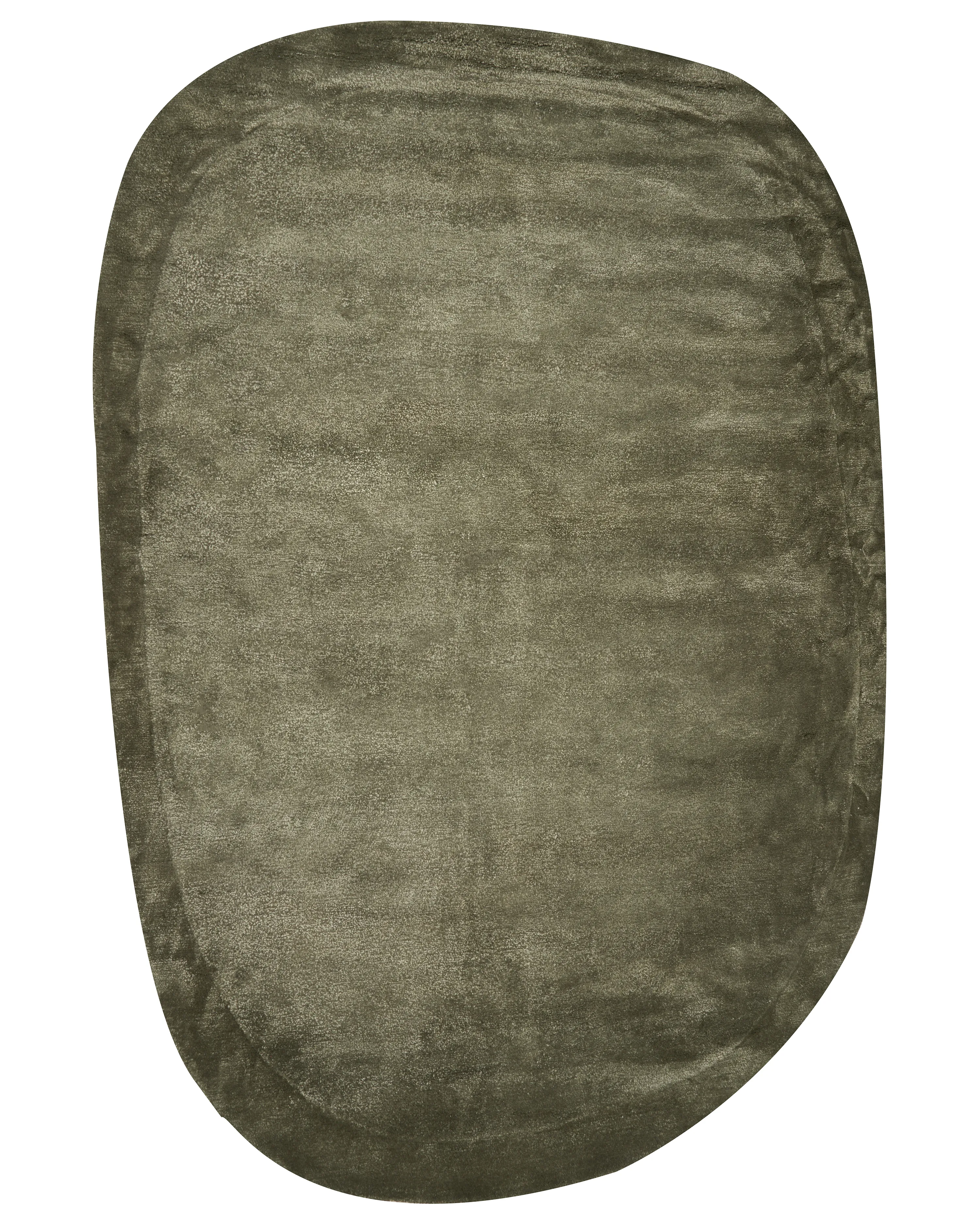 Vloerkleed MITHA Olijfgroen 200 x 300 cm Viscose