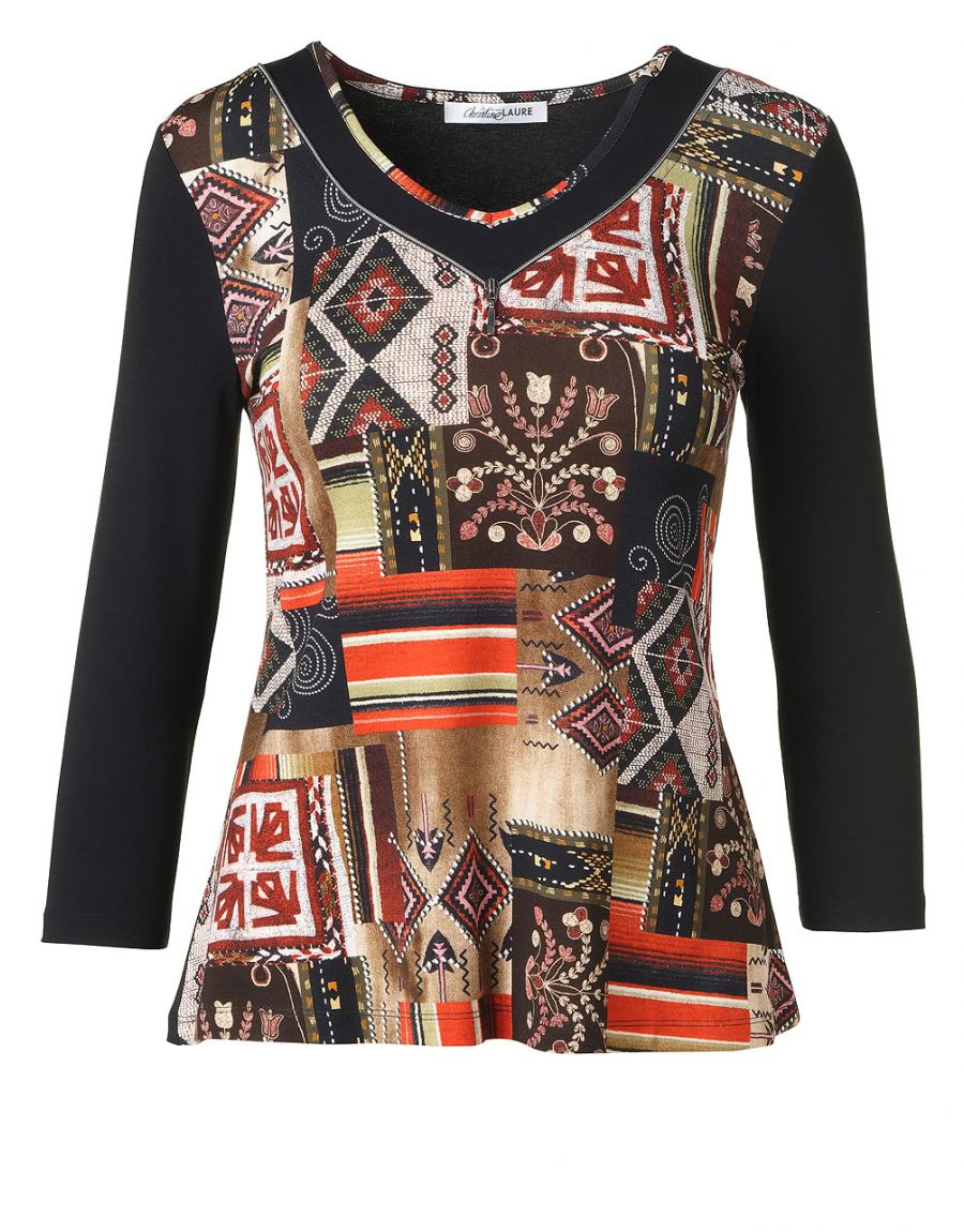 T-shirt fantaisie orange
