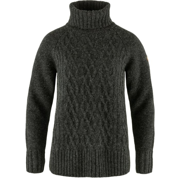 Övik Cable Knit Roller Neck Women uldsweater
