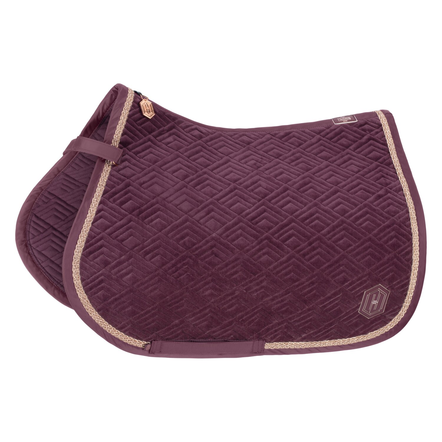 ESKADRON Heritage Schabracke Velvet Emblem - cassis