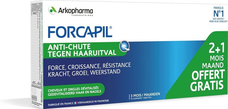 Forcapil - Tegen Haaruitval - Kruidenpreparaat - 30 Tabletten