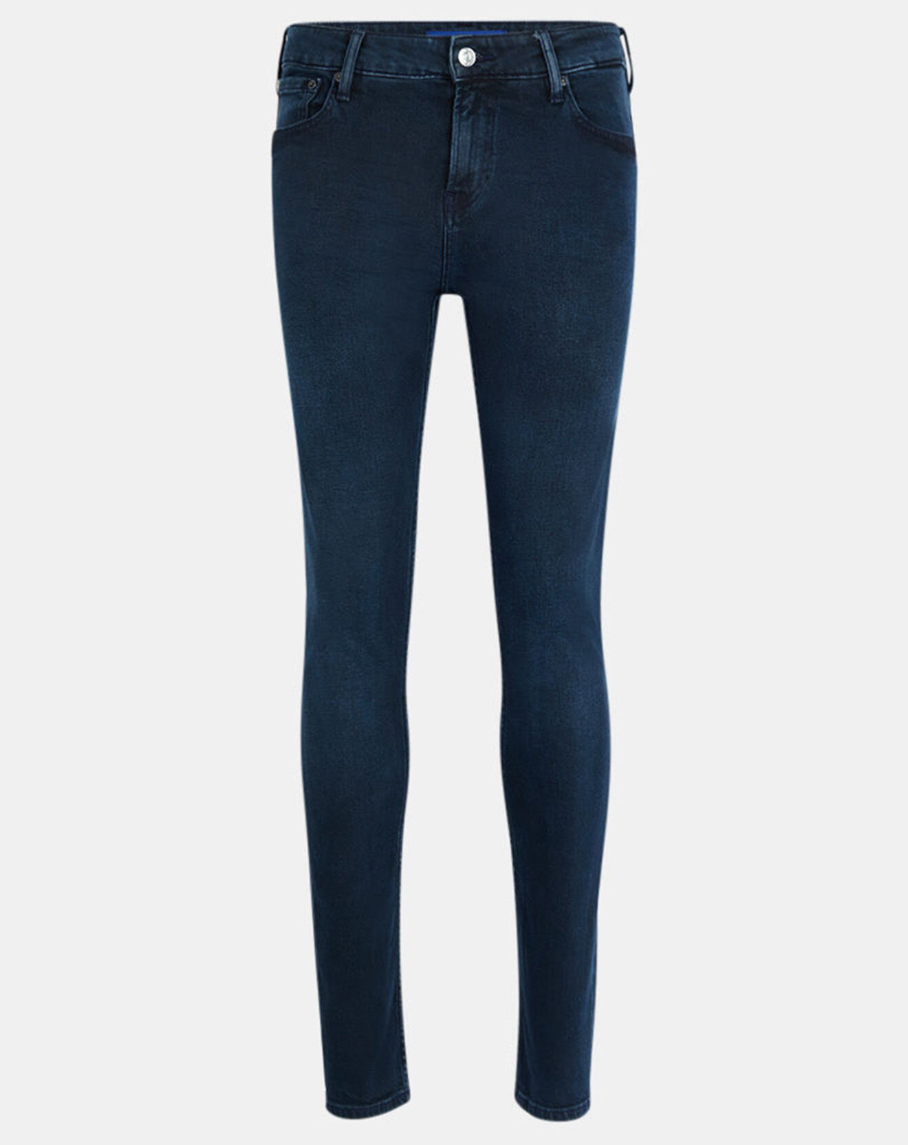 Scotch & Soda Jean en Coton Bio mélangé Skinny Fit Skim bleu foncé